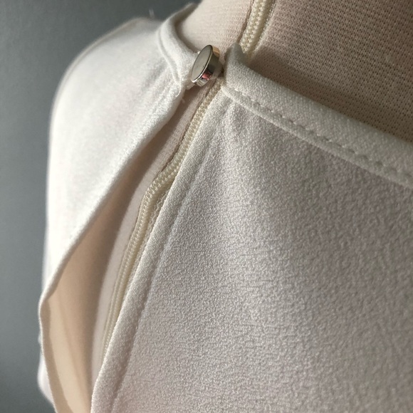 SheIn White Ruffle Cold Shoulder Mini Dress - Picture 6 of 16